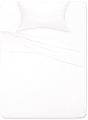 Jersey Bed Sheet Set Twin, 3 Pc Bed Sheets With Up To 10" Deep Pocket,Ultra Soft Comfortable,All Season T-Shirt Sheets Bedding,Navy Blue