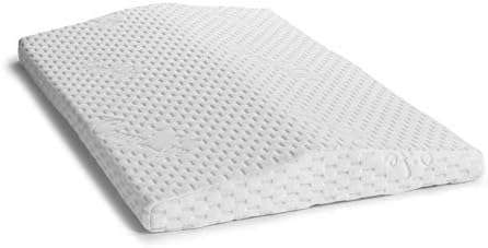 ComfiLife Lumbar Support Pillow For Sleeping Memory Foam Pillow For Back Pain Relief - Side, Back And Stomach Sleepers- Triangle Wedge Bolster Pillow - Bed Rest Pillow (White, Standard)