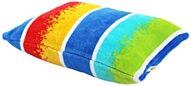 Beach And Pool Pillow | Super Soft, Ultra Comfy, And Colorful Cabana Pillow Shop | 10” X 14” Inches With Removable Insert