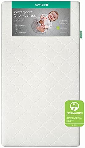 Newton Baby Crib Mattress - Waterproof Infant & Toddler Mattress, Baby Bed Mattress For Crib, Dual-Layer, Safe, Breathable & Washable Crib Mattress From Cover To Core, Deluxe 5.5 Inch-Cushion, White
