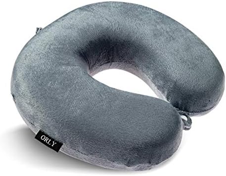 Charles Albert Memory Foam Travel Pillow, U Shaped Neck Pillow, Ultra Soft Comfortable Cushion For Neck Support, Lightweight Headrest, Machine Washable, Great For Airplane Chair, Car, Bed In Black