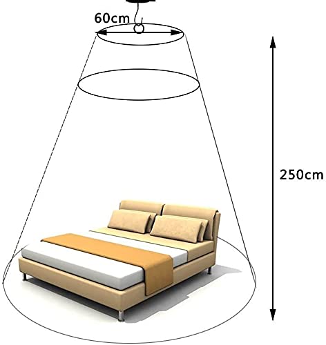Faswin Bed Canopy For Single To King Size Beds, Home & Travel (White)