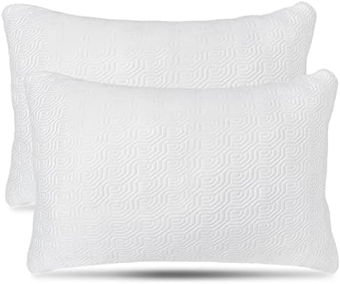 2 Pack King Size Bamboo Pillow, Memory Foam Pillows For Sleeping, Adjustable Bamboo Pillow Set For Back, Stomach, Side Sleeper - Washable And Removable Case King (Pack Of 2)