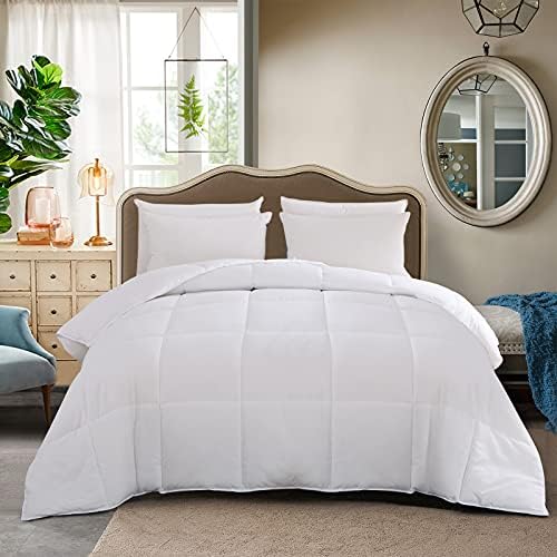 Queen Down Alternative Comforter Duvet Insert All Seasons Ultra Plush Microfiber Fill Goose Down Alternative Comforter Machine Washable