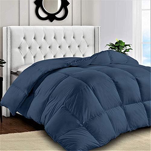 Lux Decor Collection King Comforter - Quilted Duvet Insert With Corner Tabs - Box Stitched Down Alternative Comforter - All Season Duvet Insert (King, Grey)