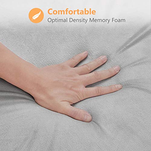 OasisSpace Bed Wedge Pillow For Sleeping, Back Positioning Elevation Pillow With Removal Cover, Bedroom Elevated Body Alignment Ankle Support Pillow Leg Bolster For Side Sleeper, Back Pain, Bed Sores