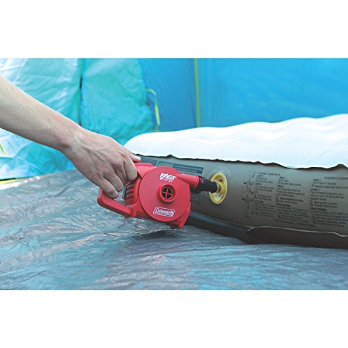 Coleman Handheld Pump For Air Mattress | Battery-Powered QuickPump For Inflating Air Beds