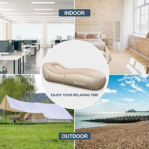 Auto Inflatable Couch, Air Mattress Sofa Bed With Portable Air Pump