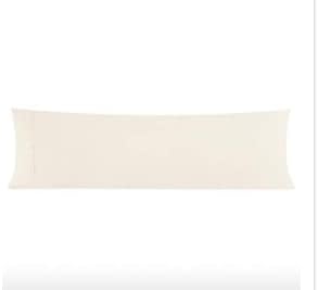  Italian Luxury Body Pillow Cover - Soft 21" X 60" Microfiber Long Pillow Case W/ No Zipper - Fits 20" ﻿x 54" Pillow, Machine Washable, Gray