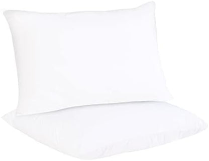  Safe And Sound Queen Size Waterproof TPU Coating Pillow Protector With Zipper, Cotton Breathable Quiet Pillow Encasement Superior Moisture Absorb Hotel Quality Pillow Cover (2 Pack)