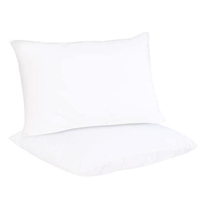  Safe And Sound Queen Size Waterproof TPU Coating Pillow Protector With Zipper, Cotton Breathable Quiet Pillow Encasement Superior Moisture Absorb Hotel Quality Pillow Cover (2 Pack)
