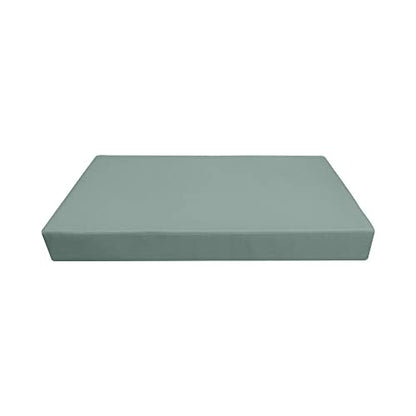  PROLINEMAX Style6 Full Size 4PC Knife Edge Outdoor Daybed Mattress Bolster Pillow Fitted Sheet Slip Cover ONLY AD002