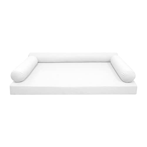  DBM IMPORTS *Cover ONLY*-Style 6 Outdoor Daybed Mattress Bolster Pillow Slipcovers Knife Edge Twin-XL Size-AD106
