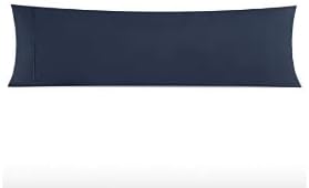  Italian Luxury Body Pillow Cover - Soft 21" X 60" Microfiber Long Pillow Case W/ No Zipper - Fits 20" ﻿x 54" Pillow, Machine Washable, Gray