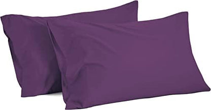  100% Egyptian Cotton 800 Thread Count Soft And Luxury 2 Piece Queen Size Pillowcase (20" X 30") Inches, White