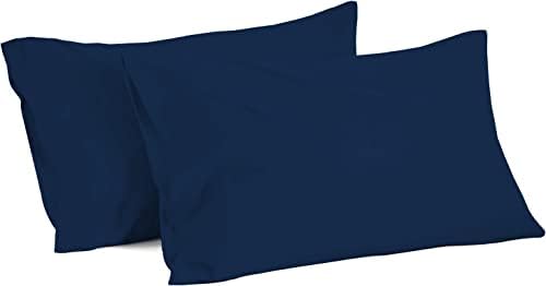  100% Egyptian Cotton 800 Thread Count Soft And Luxury 2 Piece Queen Size Pillowcase (20" X 30") Inches, White