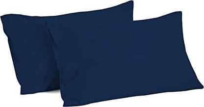  100% Egyptian Cotton 800 Thread Count Soft And Luxury 2 Piece Queen Size Pillowcase (20" X 30") Inches, White
