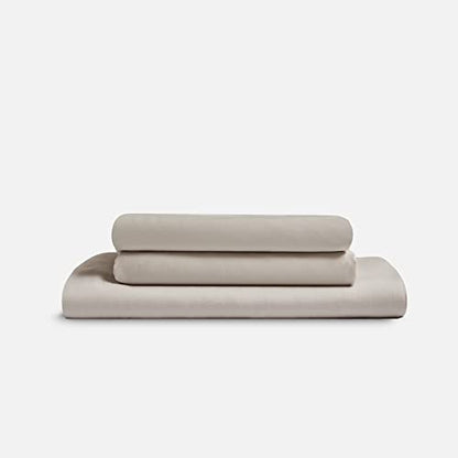  By SIJO 100% Organic Bamboo Sheet Set, Buttery Soft, Cooling For Hot Sleepers, Silky Breathable, Oeko-TEX, High GSM, 16" Deep Pockets - 3pc - 2 Pillowcases 1 Fitted Sheet (Fog, King)