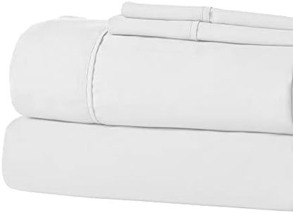  Modern Threads Soft Microfiber Rose Printed Sheets - Luxurious Microfiber Bed Sheets - Includes Flat Sheet, Fitted Sheet With Deep Pockets, & Pillowcases