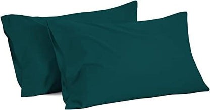  100% Egyptian Cotton 800 Thread Count Soft And Luxury 2 Piece Queen Size Pillowcase (20" X 30") Inches, White