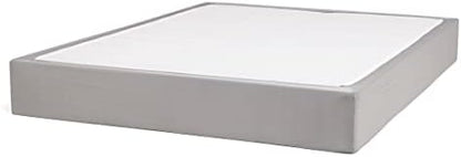 Amazon Basics X Spring Cover - Alternative To Bed Skirt, Elastic Polyester Fabric Wrap Around Band 4 Sides - Queen, Cream