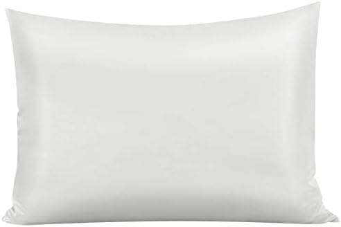  Satin Bed Pillowcase, Both Side Silky Soft Standard Size Satin Pillowcases For Hair And Skin, Bed Pillow Covers With Hidden Zipper, Pillow Protector, Pack Of 1 Piece (Standard, Deep Gray)