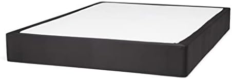 Amazon Basics X Spring Cover - Alternative To Bed Skirt, Elastic Polyester Fabric Wrap Around Band 4 Sides - Queen, Cream