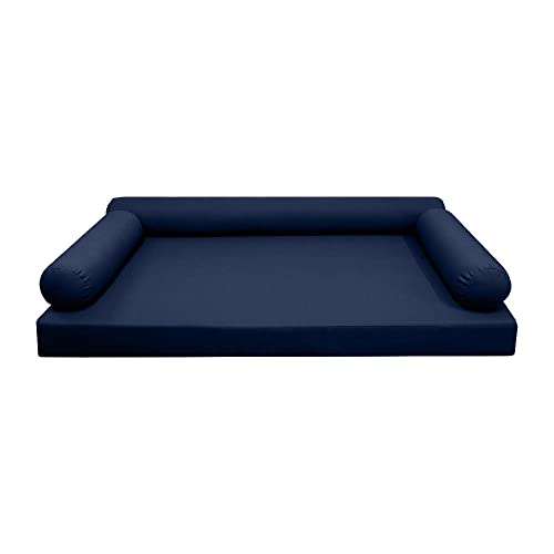 DBM IMPORTS *Cover ONLY*-Style 6 Outdoor Daybed Mattress Bolster Pillow Slipcovers Knife Edge Full Size - AD101