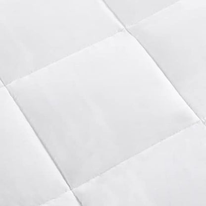Amazon Basics Down Alternative Bedding Comforter Duvet Insert - Full / Queen, White, All-Season