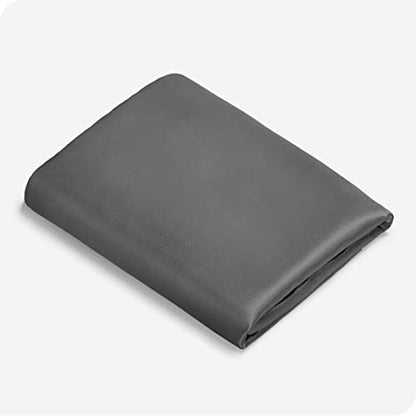  Silk Mulberry Pillowcases - Standard/Queen Size - For Hair And Skin - Grey Pillowcases - Easy Care - 100% Pure Premium Mulberry Silk - Zipper Closure (Standard, Grey)