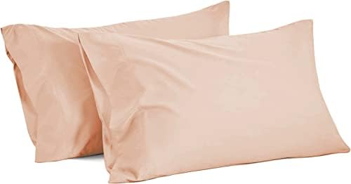  100% Egyptian Cotton 800 Thread Count Soft And Luxury 2 Piece Queen Size Pillowcase (20" X 30") Inches, White