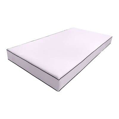 GENERIC 1 Pcs Twin Contrast Pipe Trim 8" 75x39x8 Daybed Fitted Sheet Slip Cover Only-AD107