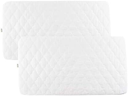  Waterproof Crib Mattress Protector, Breathable Crib Mattress Pad For Baby & Toddler, Quilted Crib Mattress Cover, 52 X 28 X 8 Inch, Grey