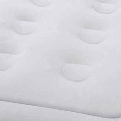  Insta-Bed 19 Inch Raised Height Queen Inflatable Air Bed Mattress With Built In NeverFlat AC Air Pump For Varying Firmness Settings With Carrying Bag