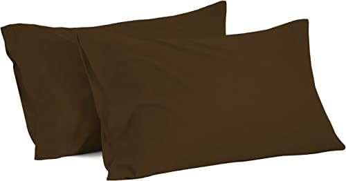  100% Egyptian Cotton 800 Thread Count Soft And Luxury 2 Piece Queen Size Pillowcase (20" X 30") Inches, White