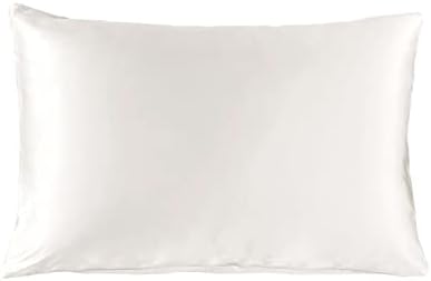  THXSILK 100% Natural Mulberry Silk Pillowcase For Hair And Skin Luxury 19 Momme Mulberry Silk Pillow Cases With Envelope Closure (Queen, Charming Pink)