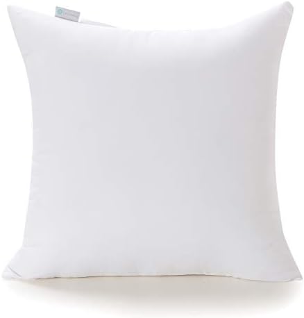 Polyester Decorative Rectangle Throw Pillow Inserts, Hypoallergenic Form Stuffer Cushion Sham Filler, 16x26, White, 1 Count (Pack Of 1)
