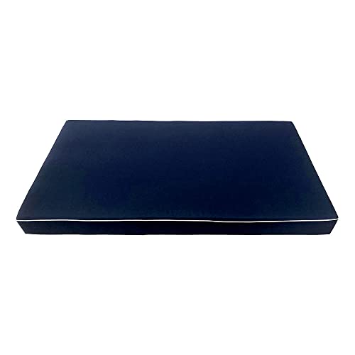  DBM IMPORTS *Cover ONLY*-Style 5 Outdoor Daybed Mattress Bolster Pillow Slipcovers Contrast Pipe Trim Twin-XL Size - AD101