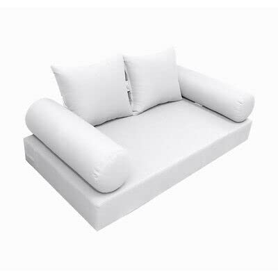 GENERIC 1 Pcs Knife Edge Daybed Mattress Bolster Fitted Sheet Cover Only S.4 Twin-XL AD105
