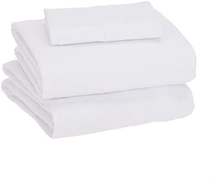 Amazon Basics Cotton Jersey Quilt And Sham Bed Set, Down-Alternative Quilt - Twin/Twin XL, Navy Blue