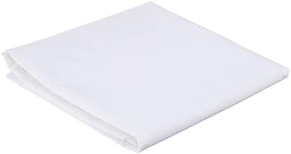 Premium 100% Cotton Zippered Euro Square Pillow Protector - 26 X 26 - White - 300 Thread Count - Hypoallergenic Pillowcase With Zipper - Breathable Encasement Cover