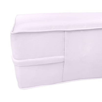  MH GLOBAL |SLIPCOVER ONLY|S5 Outdoor Daybed Mattress Bolster Pillow Cushion Covers Pipe Trim Queen AD107