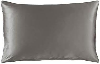  THXSILK 100% Natural Mulberry Silk Pillowcase For Hair And Skin Luxury 19 Momme Mulberry Silk Pillow Cases With Envelope Closure (Queen, Charming Pink)