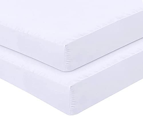  Oakias Twin Fitted Sheets White – Pack Of 2 Bottom Sheets – Soft Brushed Microfiber Elastic Sheets For Bed – Shrinkage & Fade Resistant Sheets – Machine Washable
