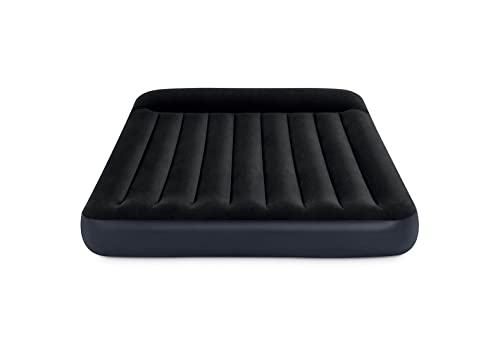  Intex Queen Air Mattress With Built In Pump - 10" Dura Beam Pillow Rest Inflatable Mattress Air Bed With Wholesalehome Inflatable Pillow For Camping, Travel And Home
