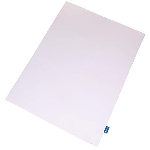  100% Natural Latex Mattress Topper - Medium Firmness - 2 Inch - Twin XL Size - Cotton Cover Included.
