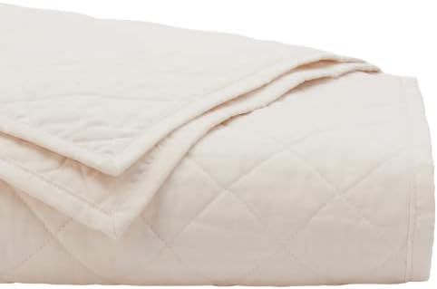  Lassic Luxury Quilt | American Grown 100% Cotton Batting | Lightweight All Season USA Made Vintage Style Bedspread | Durable Oversized And Machine Washable | King/Cal King | Natural