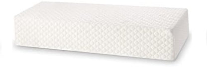  TOPPURE Cube Memory Foam Pillow Pro-Long For Side Sleepers, Snorers (24"/12"/5"), Soft But Supportive Cervical Pillow For Neck And Shoulder Pain Relief Sleeping, Rectangle Neck Pillow,White