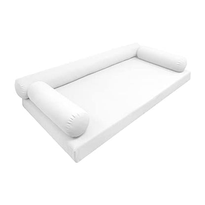  DBM IMPORTS *Cover ONLY*-Style 6 Outdoor Daybed Mattress Bolster Pillow Slipcovers Knife Edge Twin-XL Size-AD106