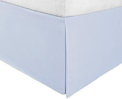 Superior Uperior Infinity Luxury Soft 100% Brushed Microfiber Tailored Bed Skirt With 15” Drop, Wrinkle Resistant With Pleats And Split Corners - Twin XL Bedskirt, Lilac